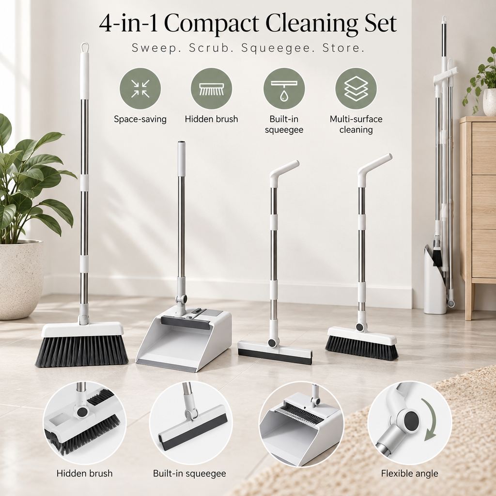 4-in-1 Compact Cleaning Set